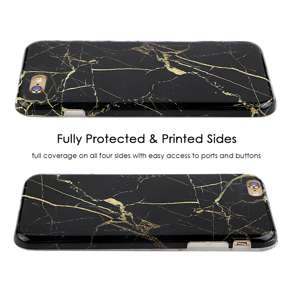 Black & Gold Marble iPhone Case - Image 36