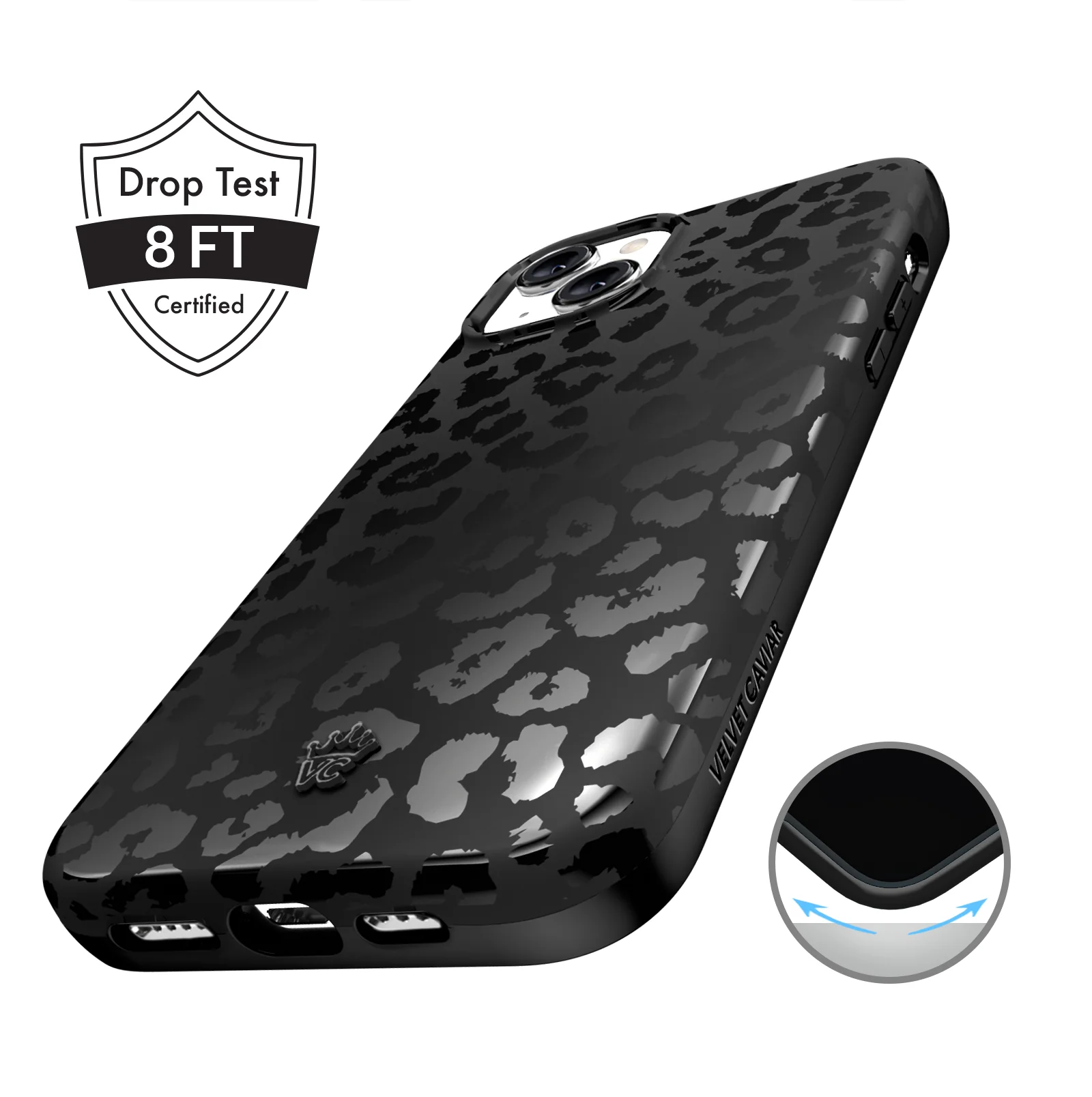 Black Leopard iPhone Case - Image 105