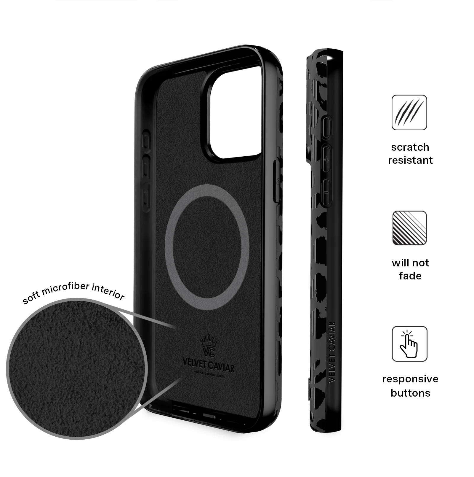 Black Leopard iPhone Case - Image 121