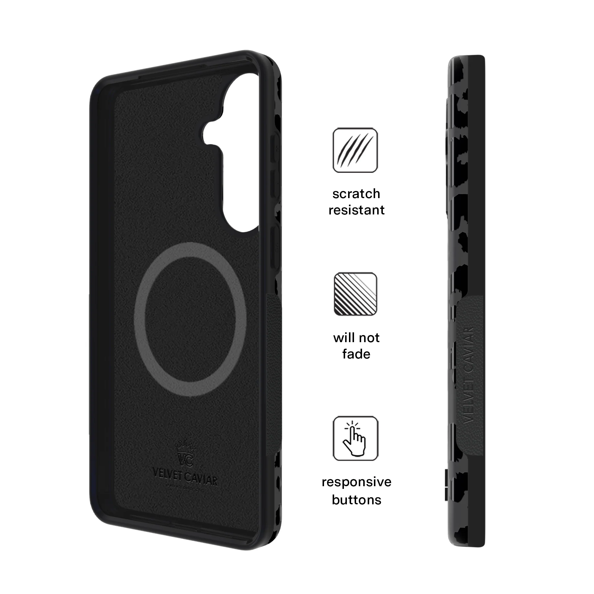 Black Leopard Samsung Case - Image 125