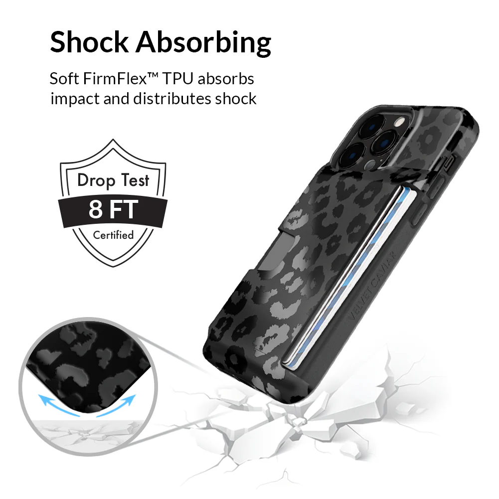Black Leopard iPhone Wallet Case - Image 110