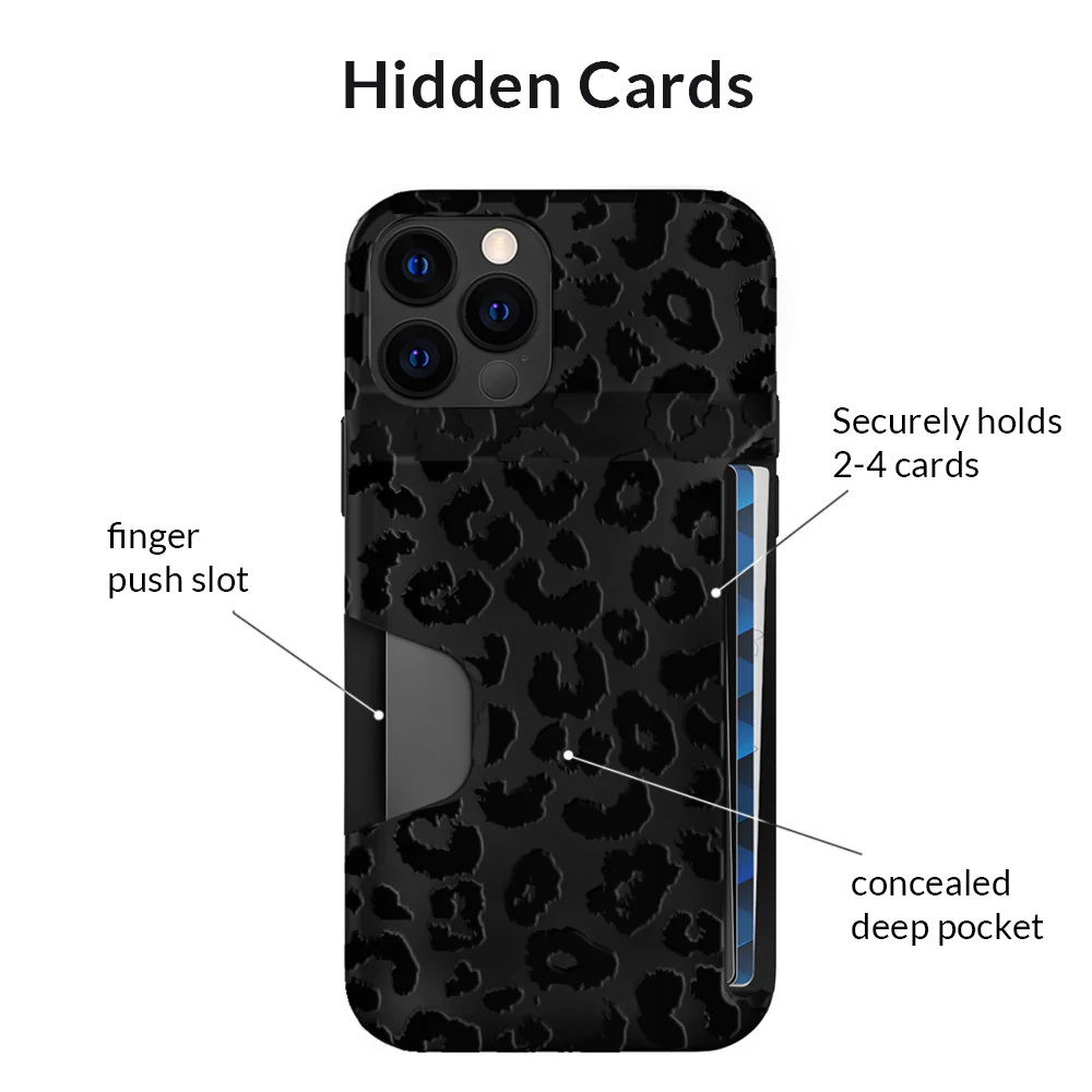 Black Leopard iPhone Wallet Case - Image 31