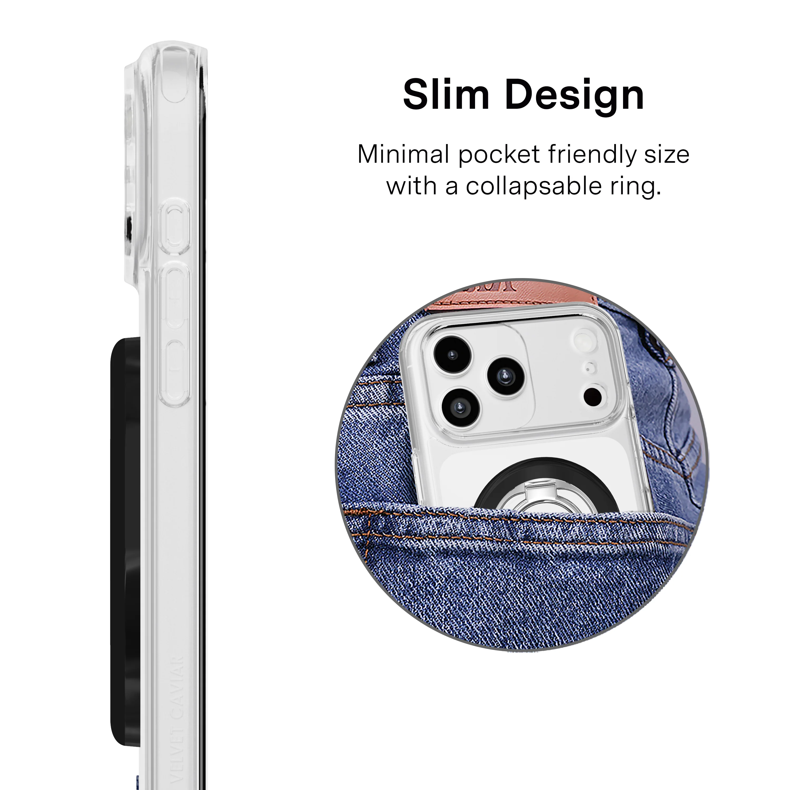 Black MagSafe Grip Ring - Image 4