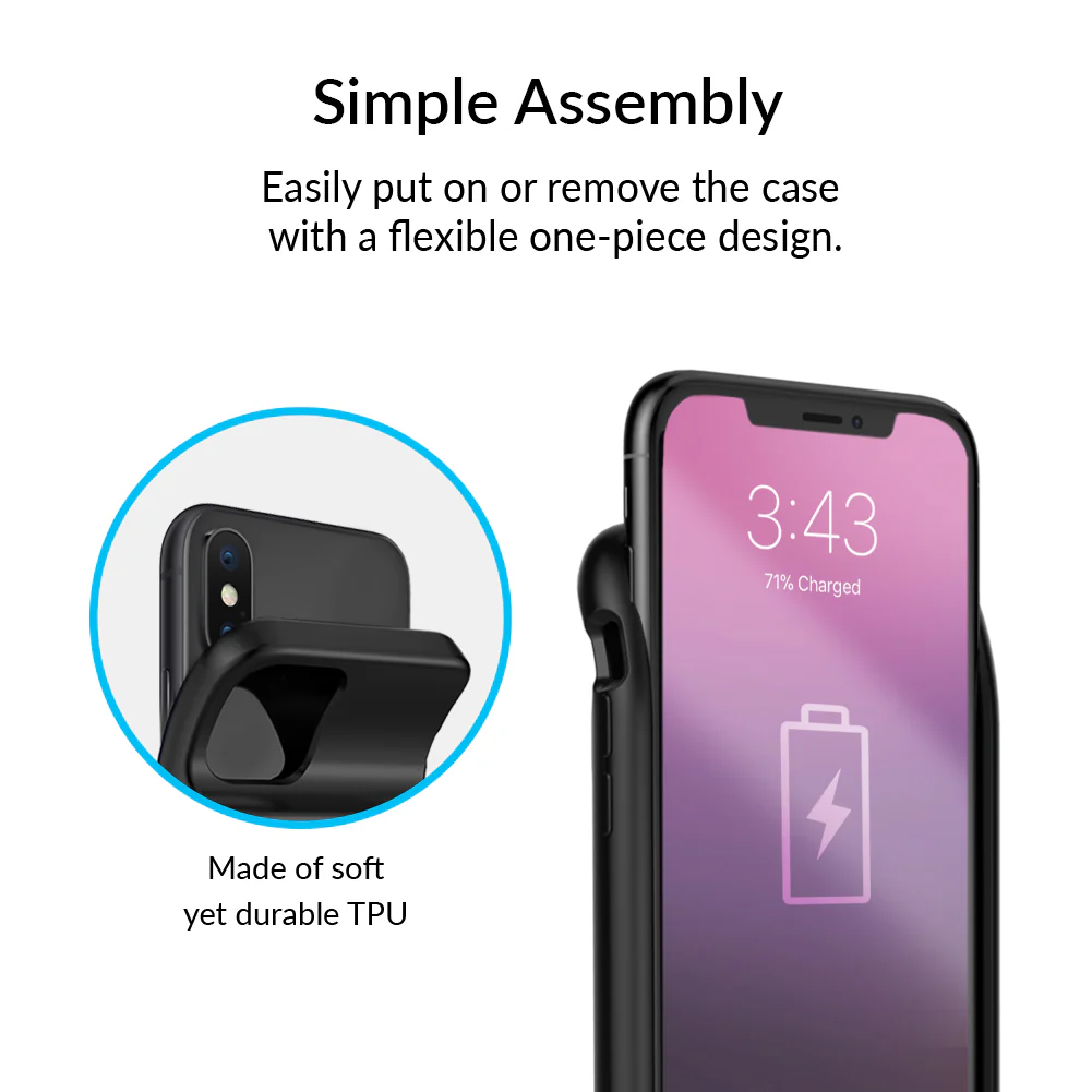 Black Marble iPhone Charging Case - Image 17