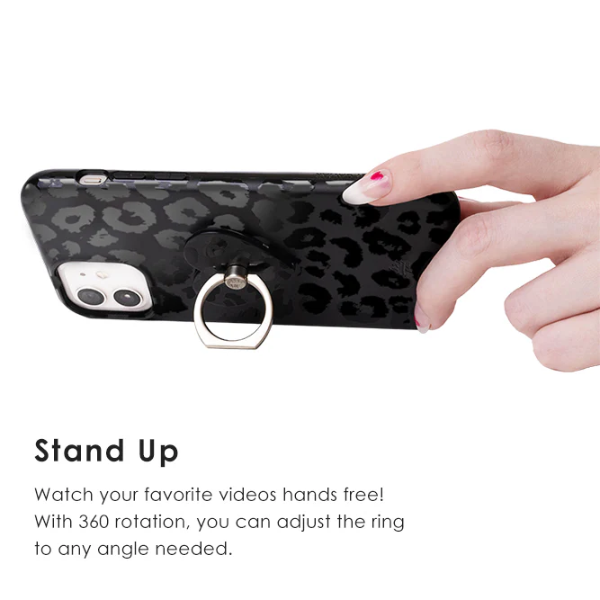 Black Marble Phone Ring - Image 5