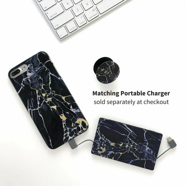 Black Panther Marble iPhone Case - Image 22
