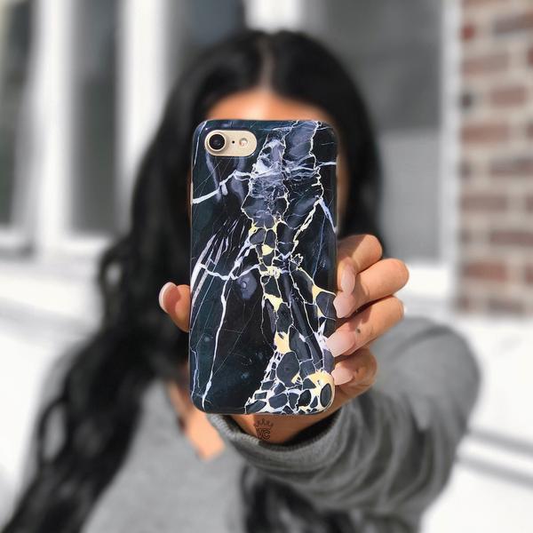 Black Panther Marble iPhone Case - Image 7