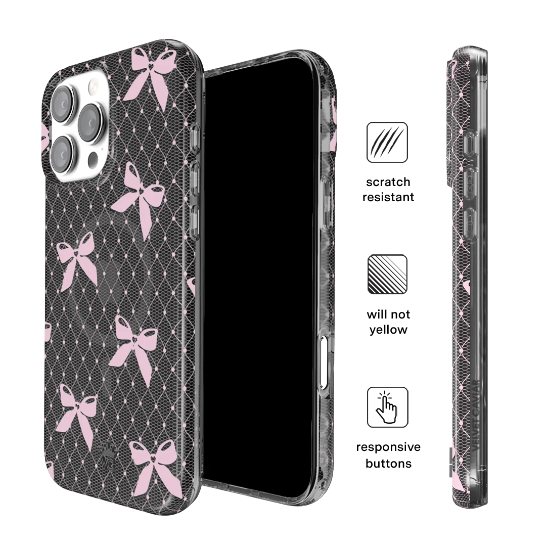 Lacy Pink Bows iPhone Case - Image 5