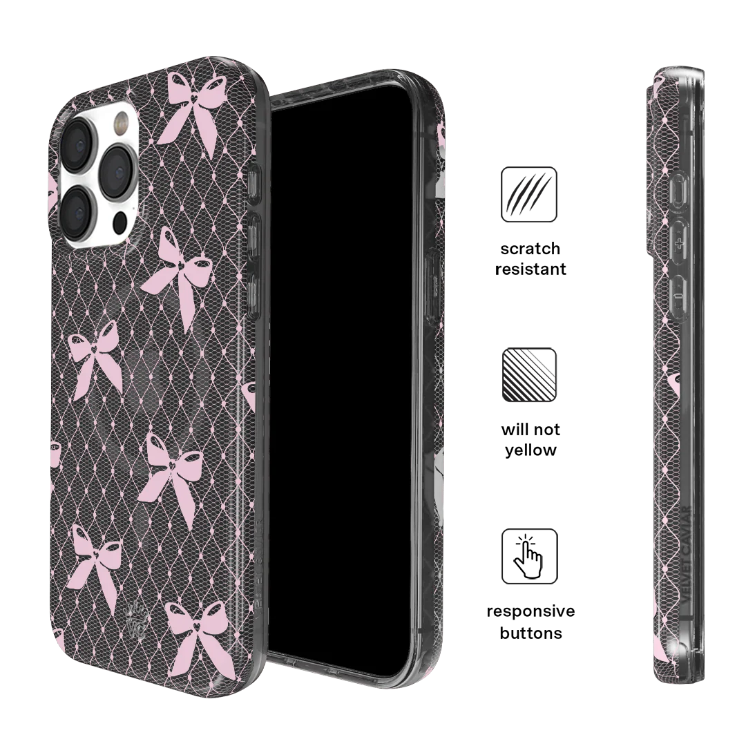 Lacy Pink Bows iPhone Case - Image 50