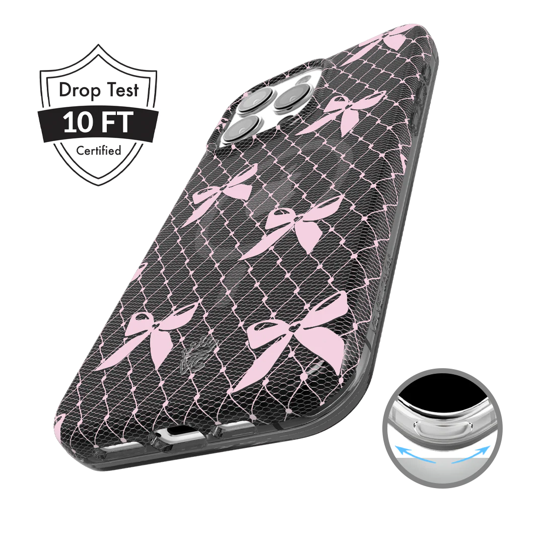 Lacy Pink Bows iPhone Case - Image 64