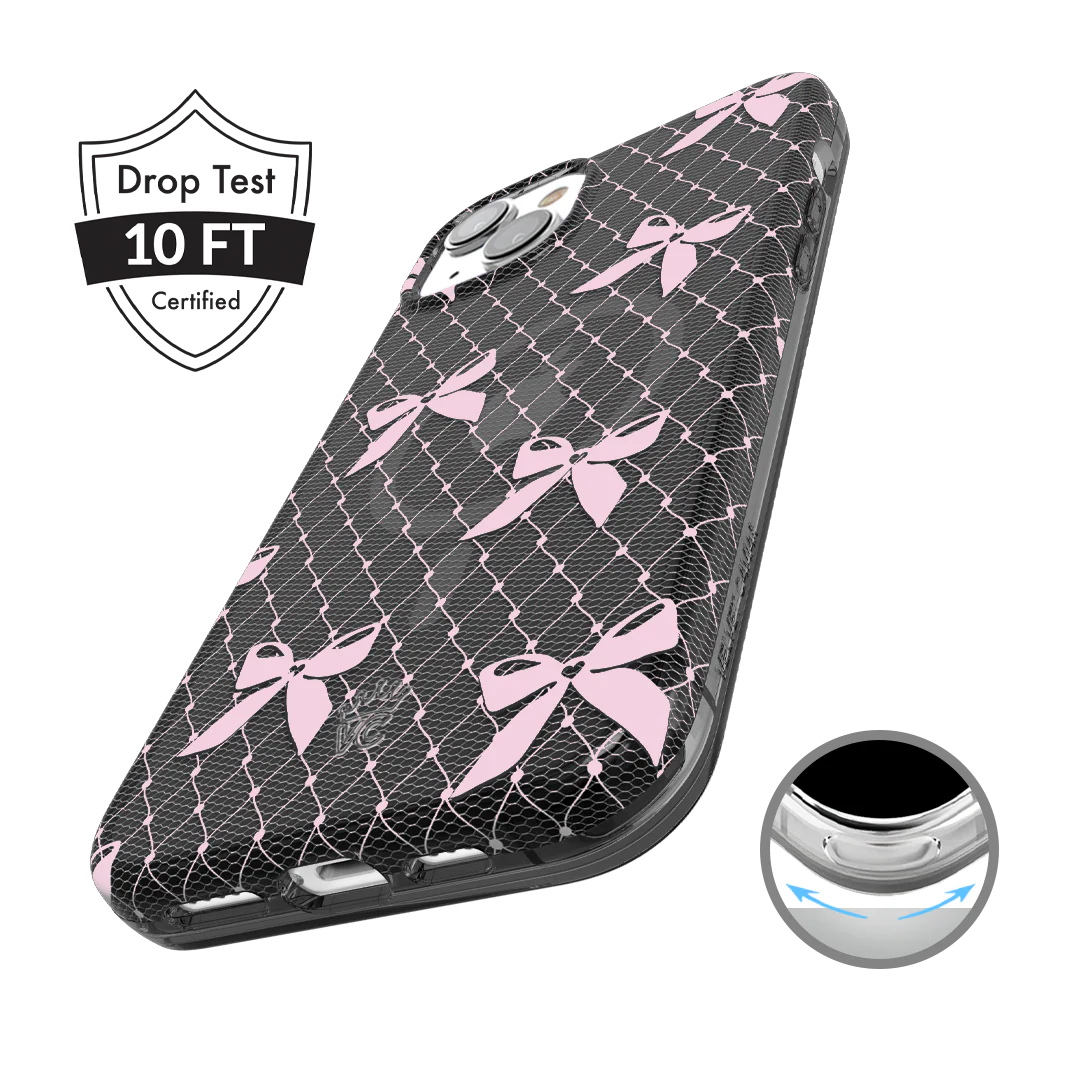 Lacy Pink Bows iPhone Case - Image 74
