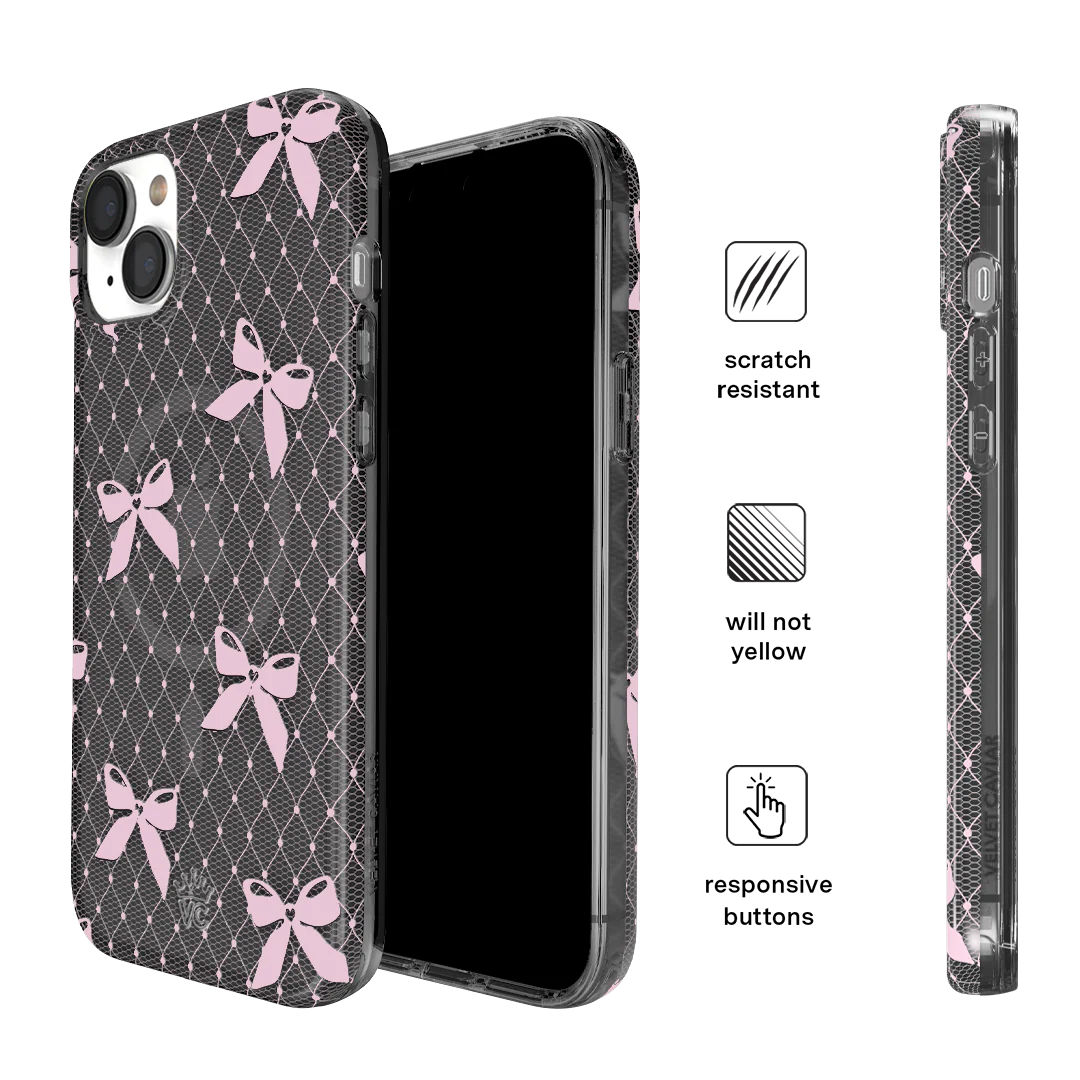 Lacy Pink Bows iPhone Case - Image 75