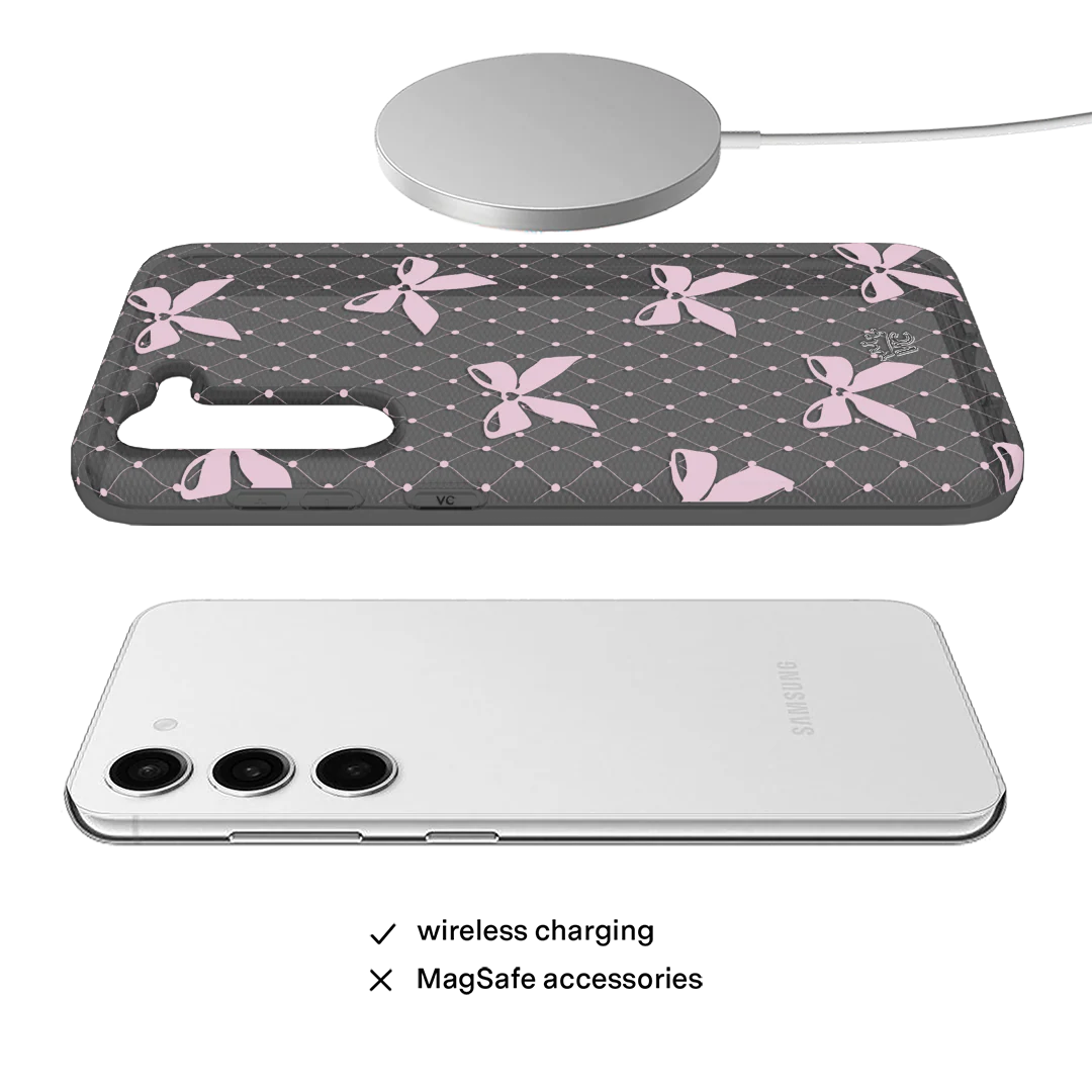 Lacy Pink Bows Samsung Case - Image 29