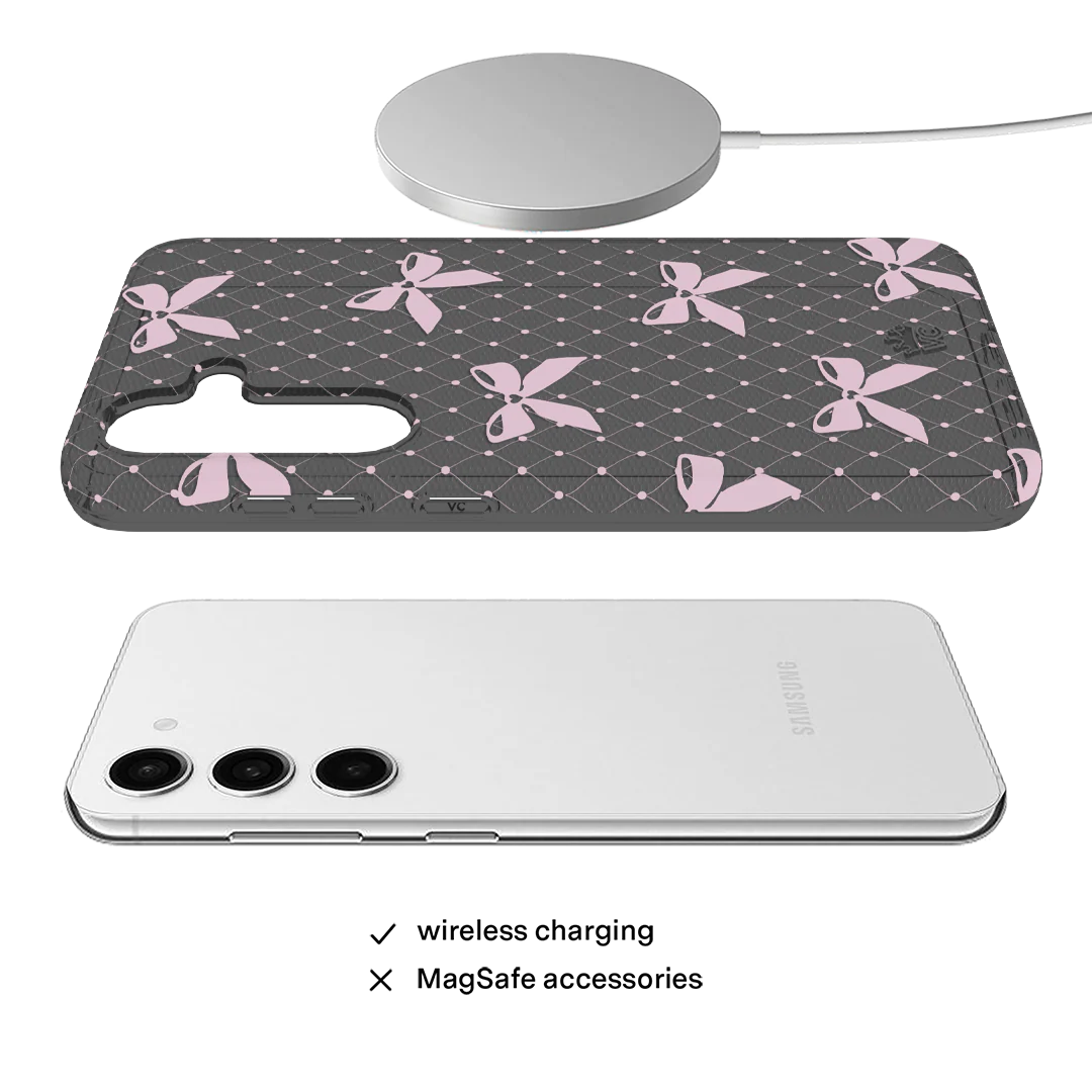 Lacy Pink Bows Samsung Case - Image 4