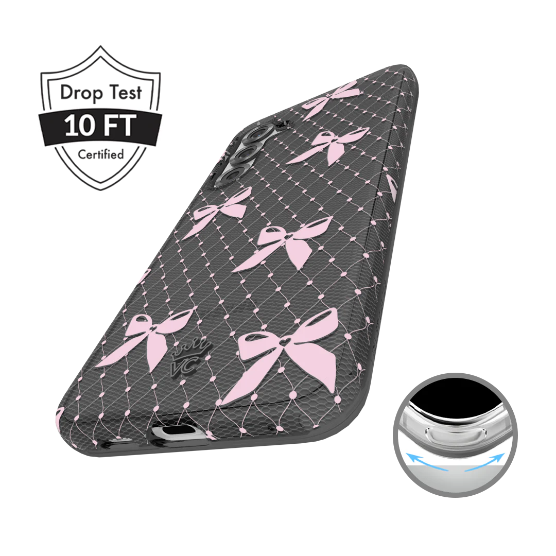 Lacy Pink Bows Samsung Case - Image 60