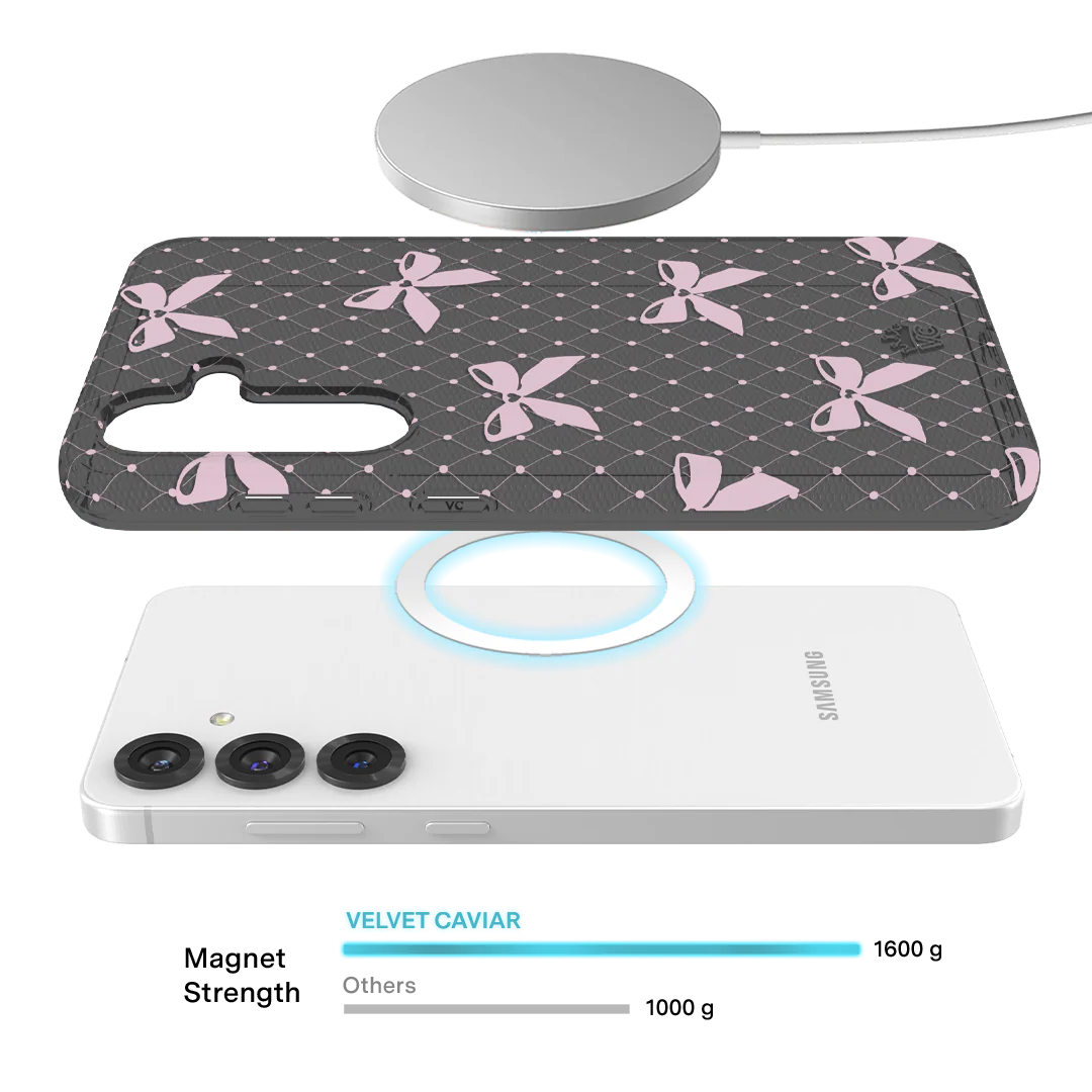 Lacy Pink Bows Samsung Case - Image 66