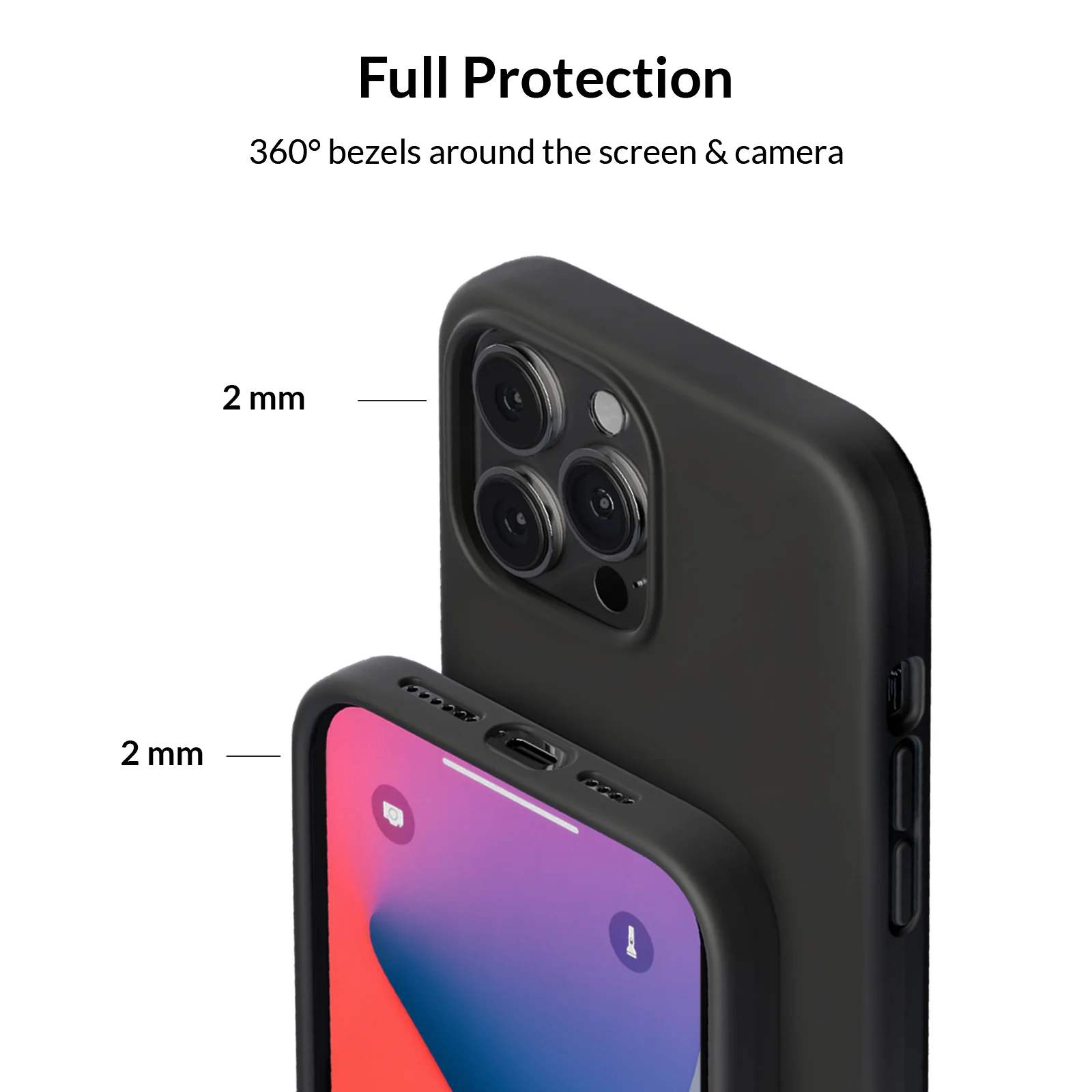 Black Silicone iPhone Case - Image 11