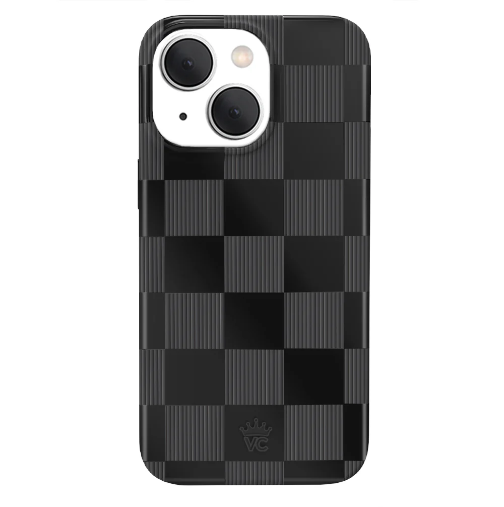 Noir Vibe Checkered iPhone Case - Image 16