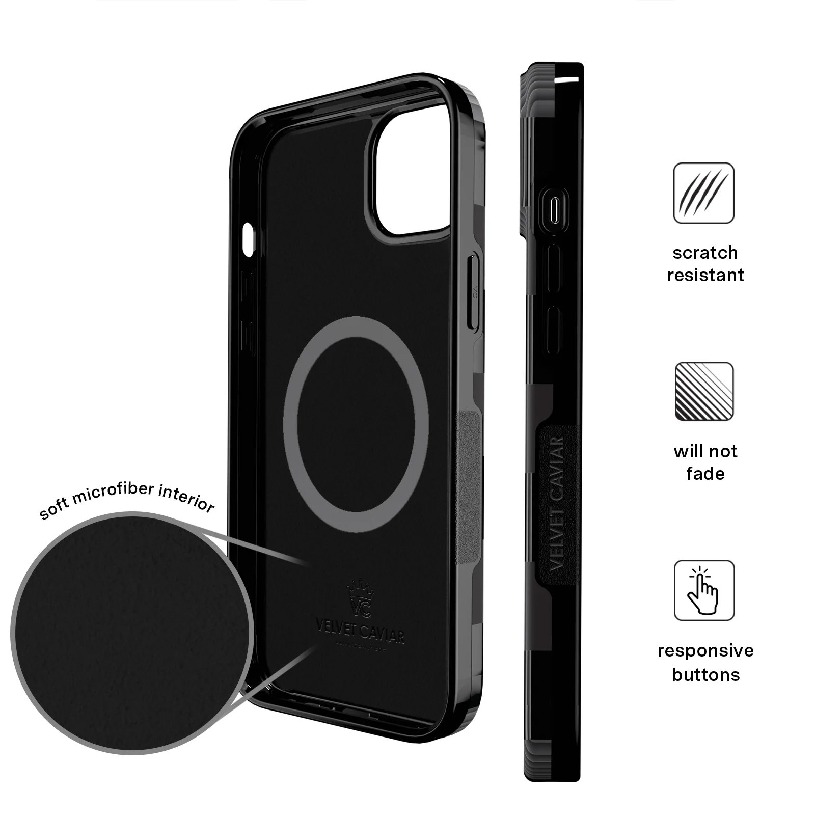 Noir Vibe Checkered iPhone Case - Image 25