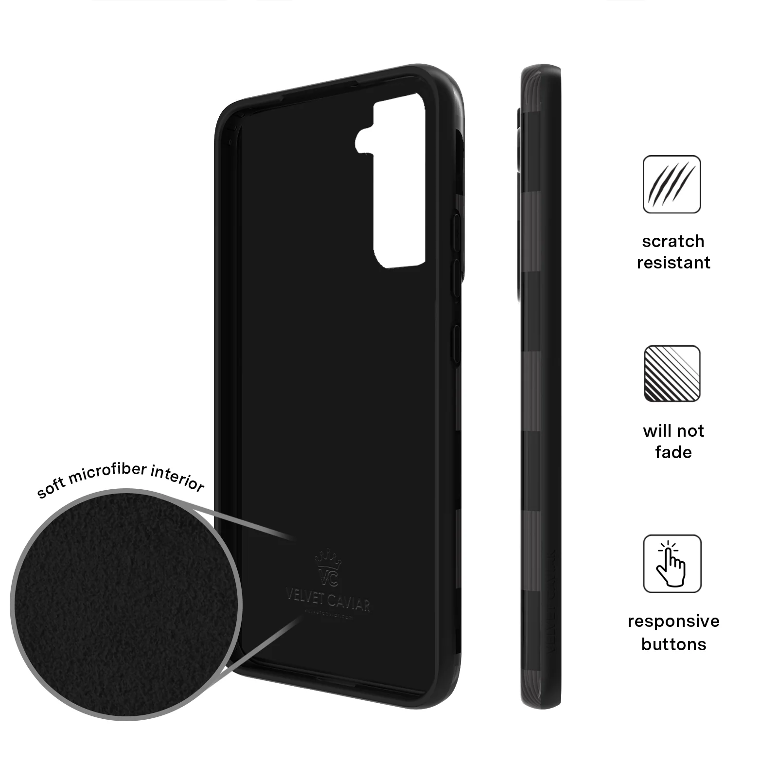 Noir Vibe Checkered Samsung Case - Image 36
