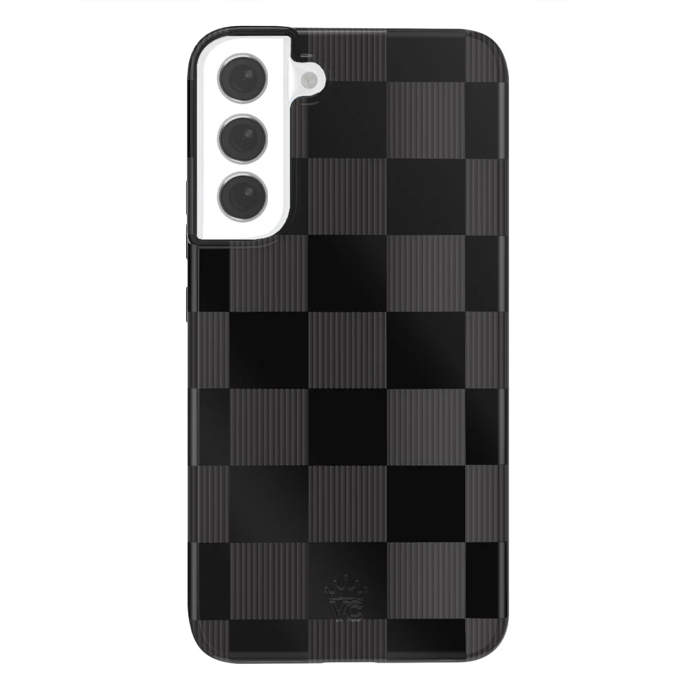 Noir Vibe Checkered Samsung Case - Image 46