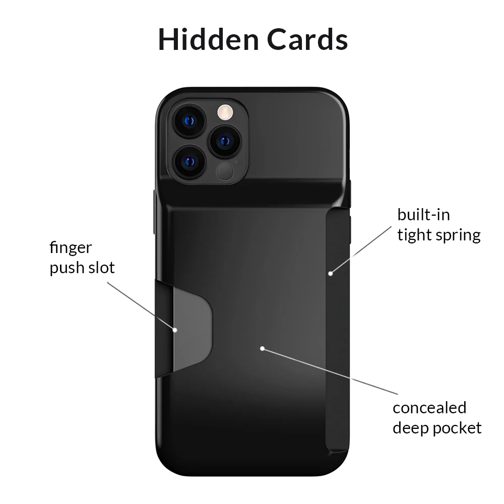 Black iPhone Wallet Case - Image 52