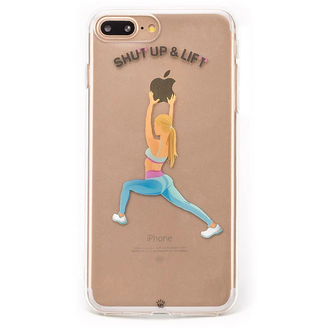 Shut Up & Lift iPhone Case Blonde Hair - Image 19
