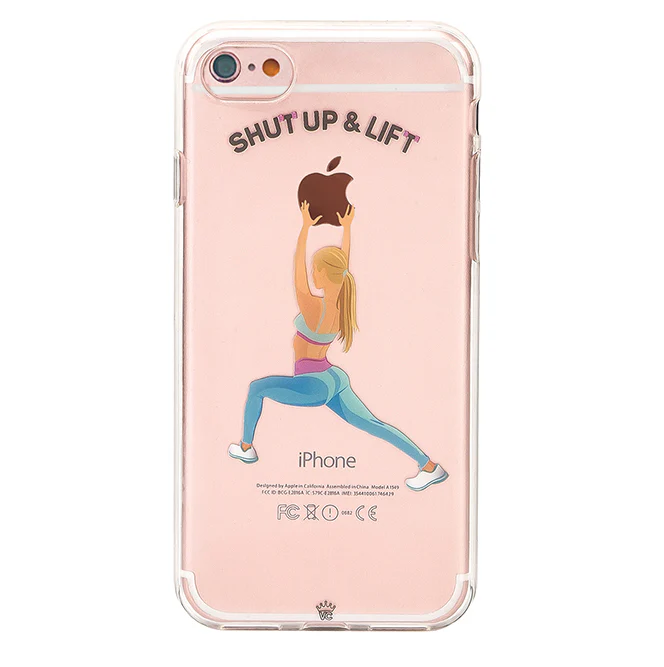 Shut Up & Lift iPhone Case Blonde Hair - Image 25