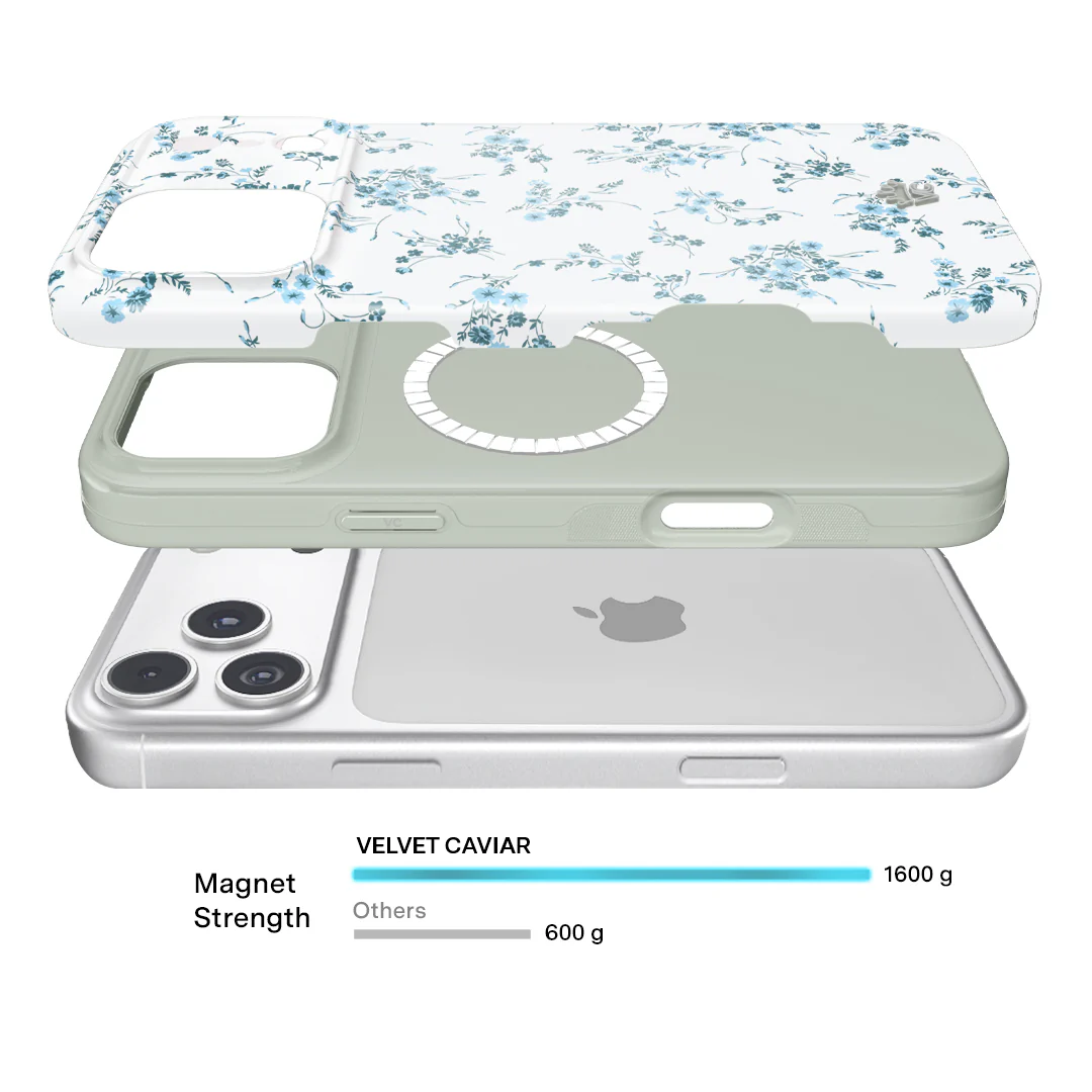 French Blue Floral iPhone Case - Image 109