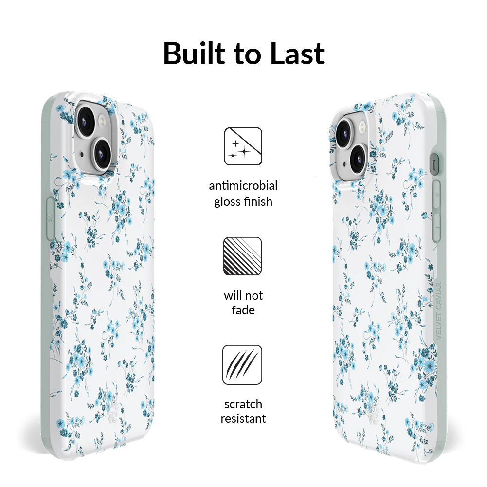 French Blue Floral iPhone Case - Image 29