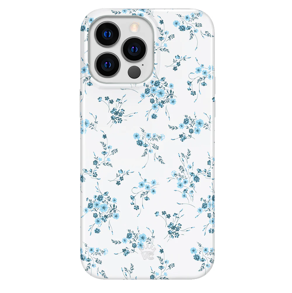 French Blue Floral iPhone Case - Image 36
