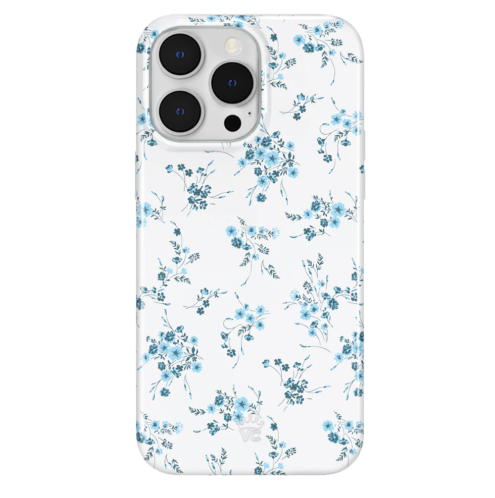 French Blue Floral iPhone Case - Image 6