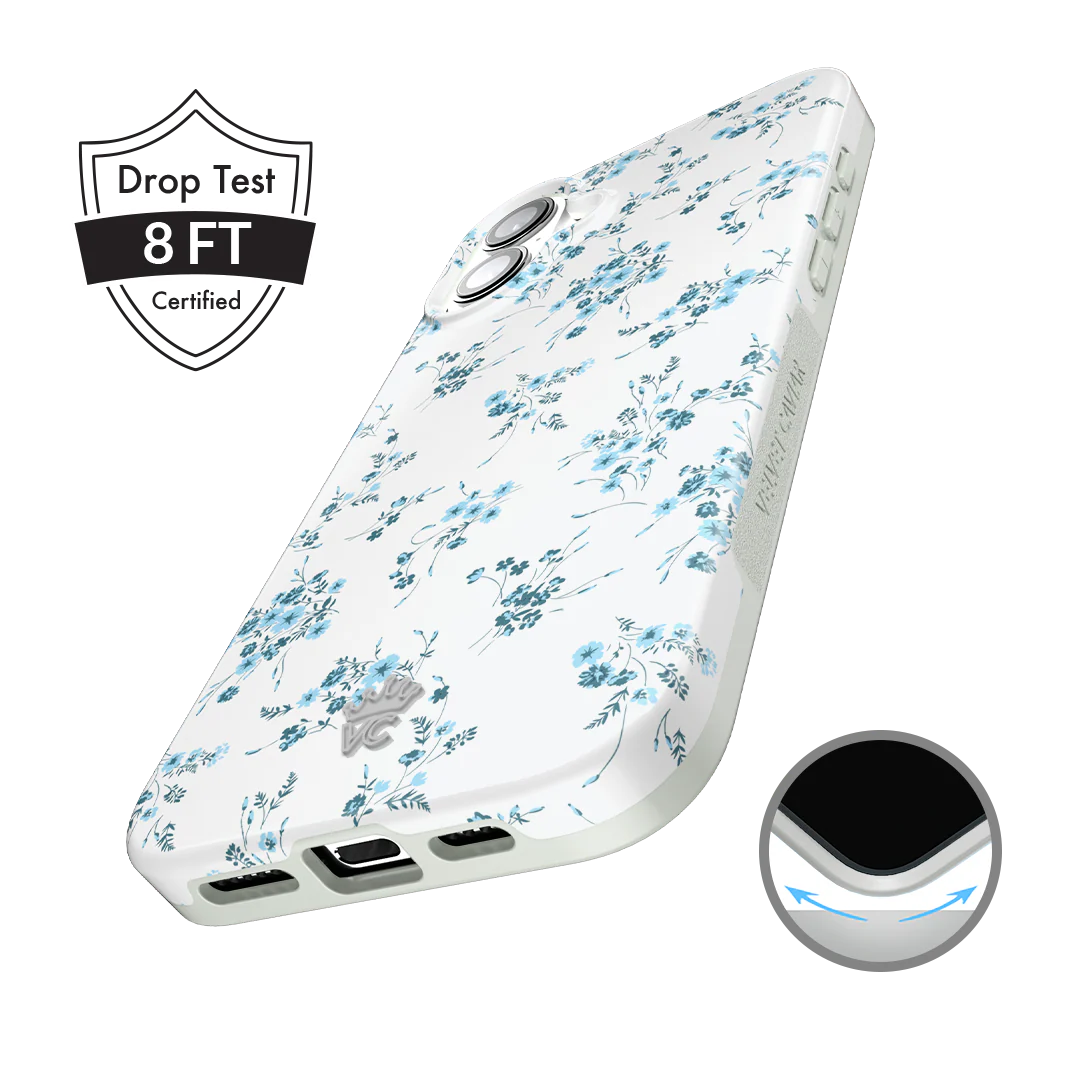 French Blue Floral iPhone Case - Image 84