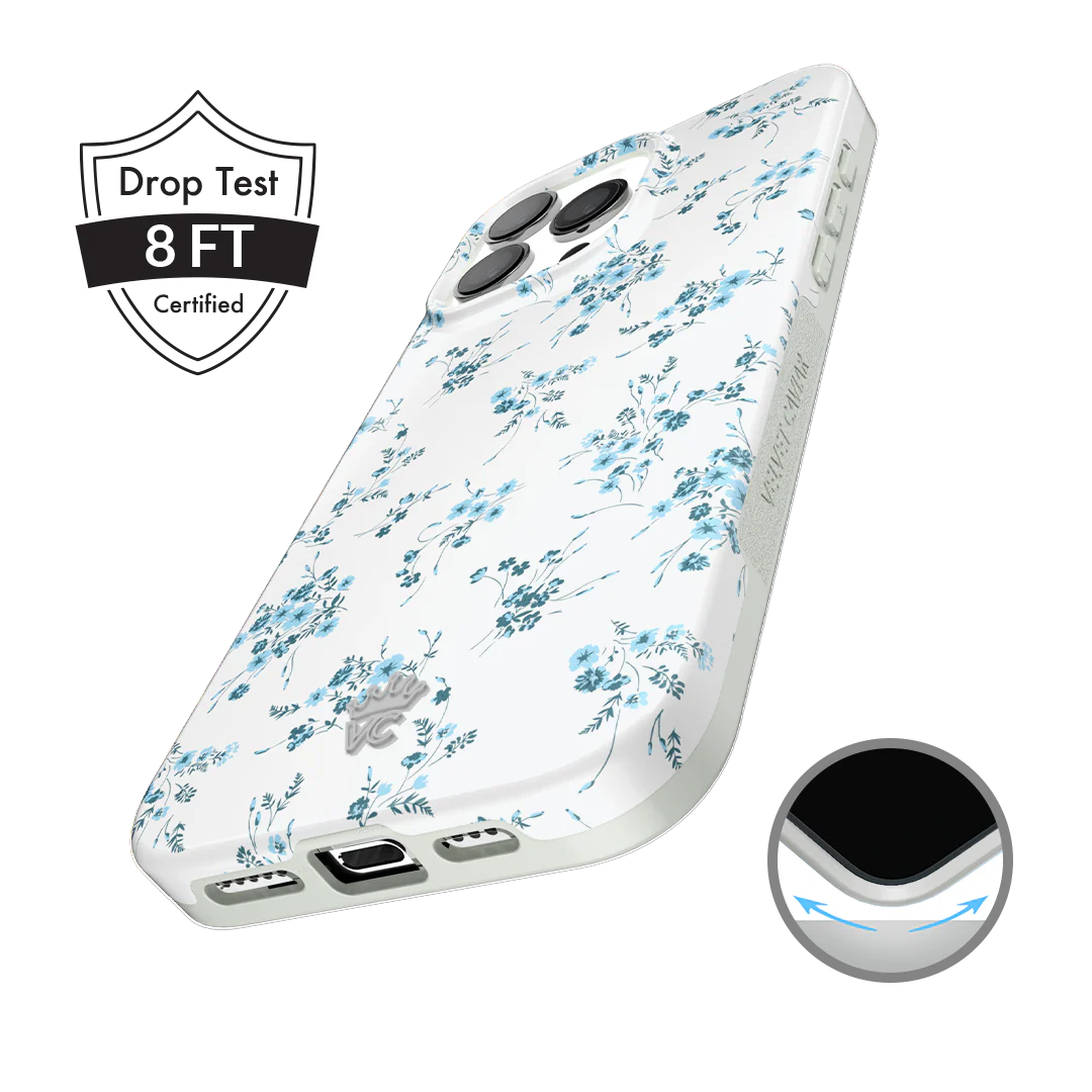 French Blue Floral iPhone Case - Image 89