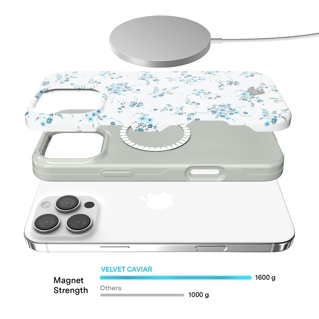 French Blue Floral iPhone Case - Image 93