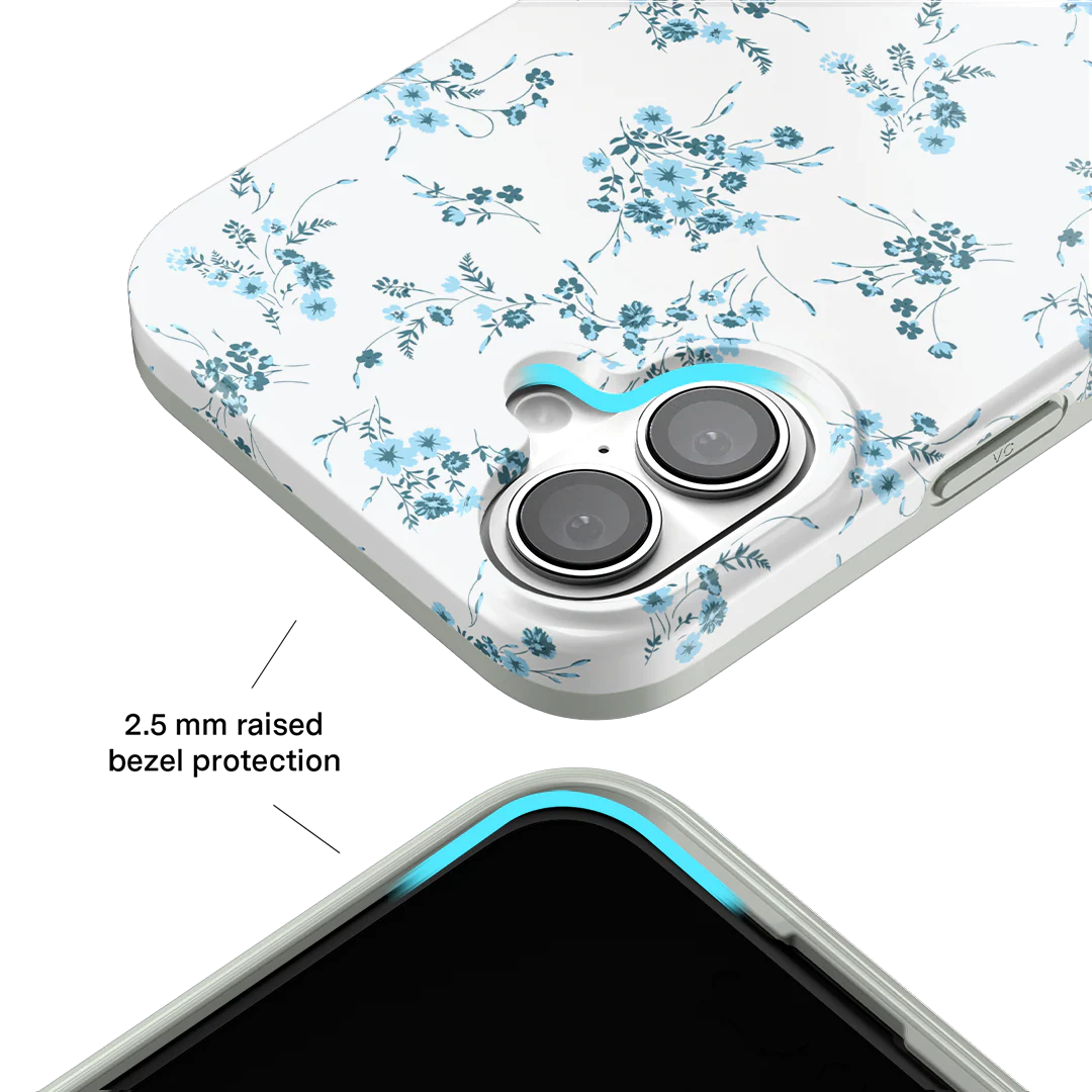 French Blue Floral iPhone Case - Image 97
