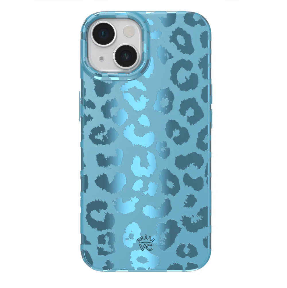Blue Sapphire Leopard iPhone Case - Image 13