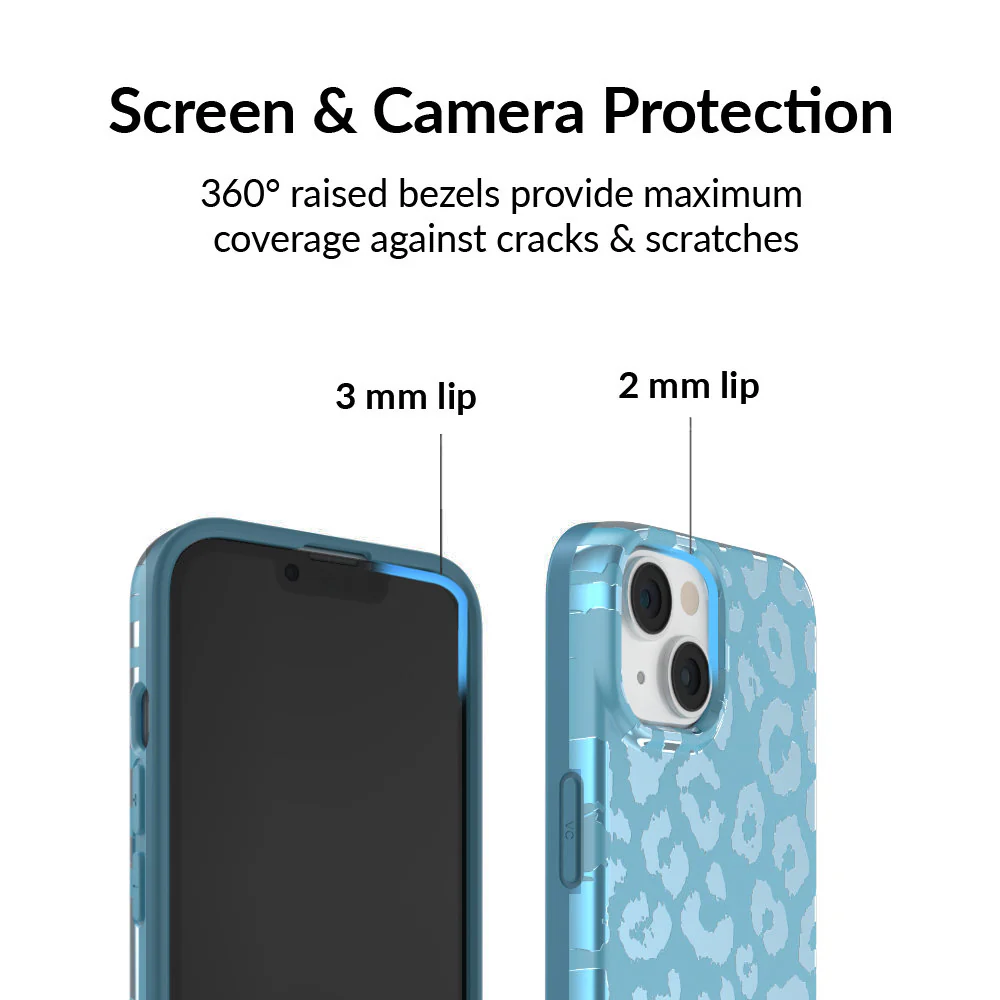 Blue Sapphire Leopard iPhone Case - Image 33