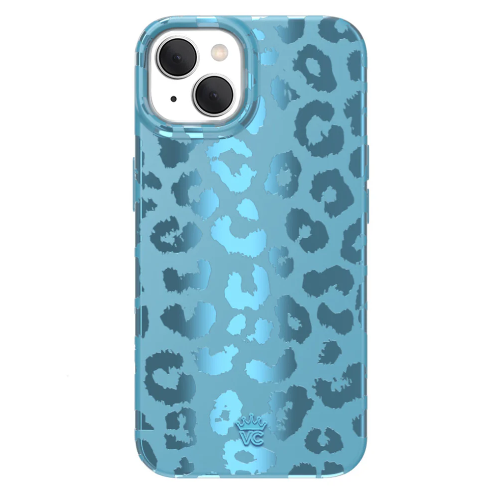 Blue Sapphire Leopard iPhone Case - Image 97