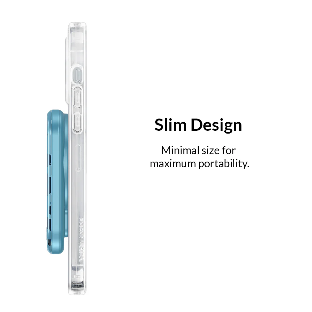 Blue Sapphire Leopard MagSafe Battery Power Pack - Image 5