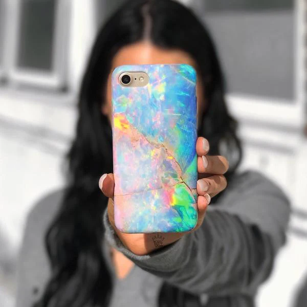 Blue Opal iPhone Case - Image 32