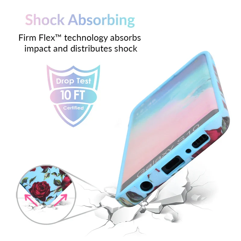 Blue Roses Floral Samsung Galaxy Case - Image 30