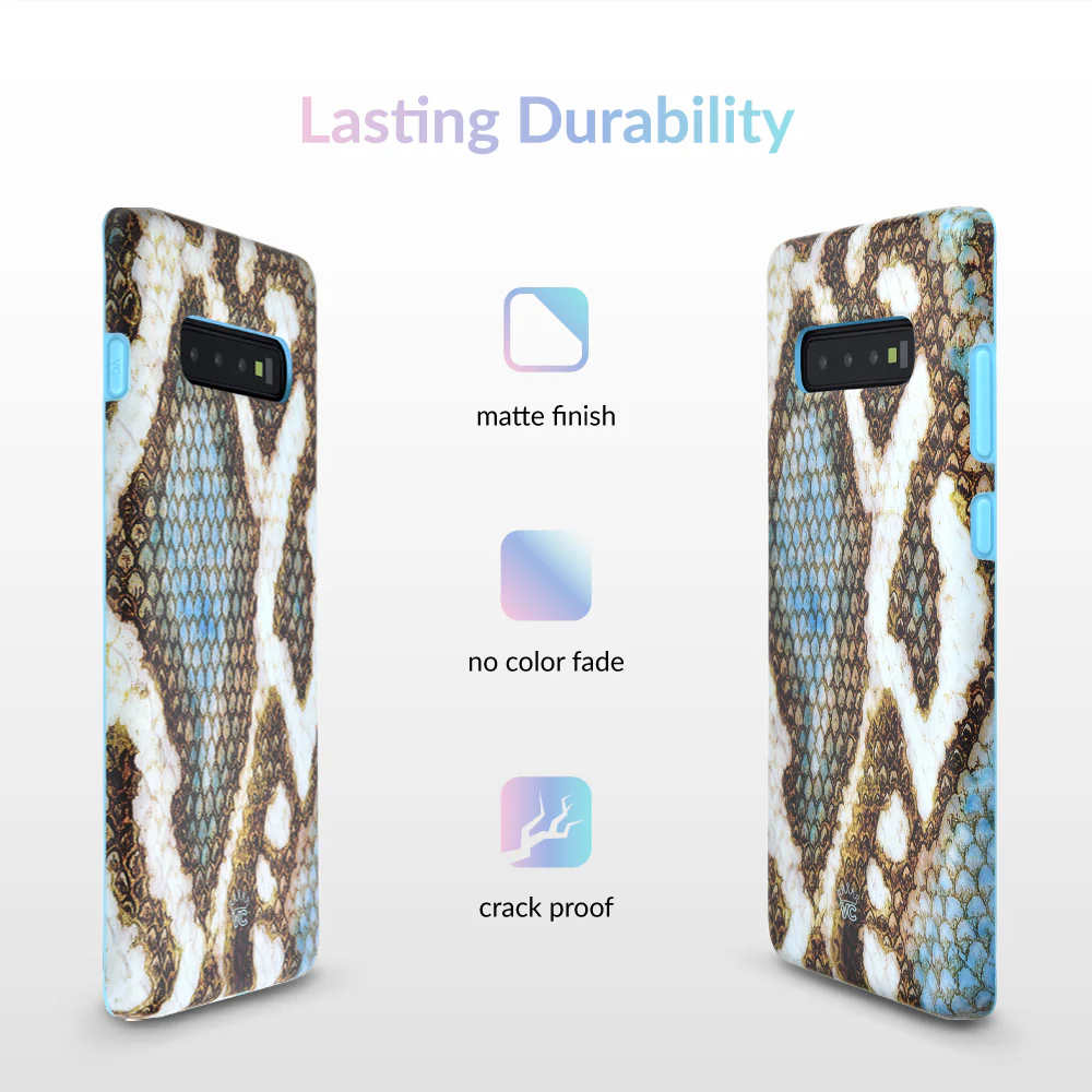Blue Snakeskin Samsung Galaxy Case - Image 30