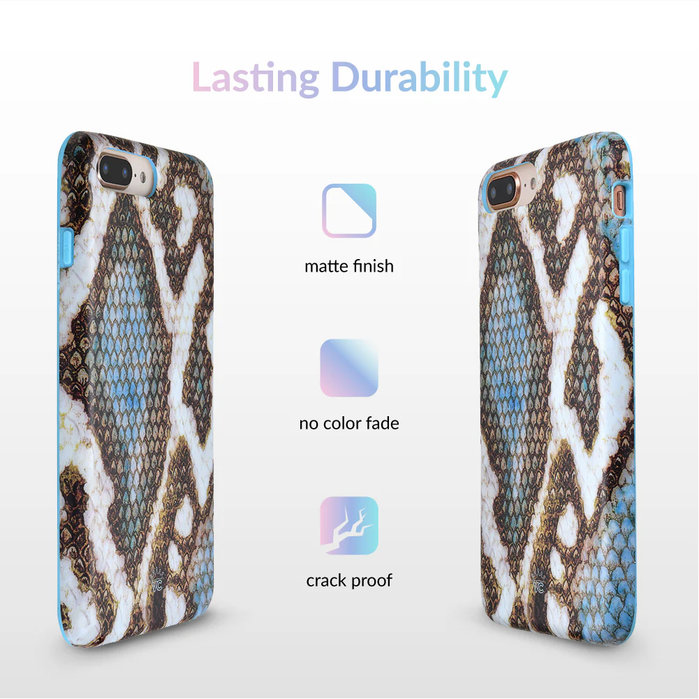 Blue Snakeskin iPhone Case - Image 26