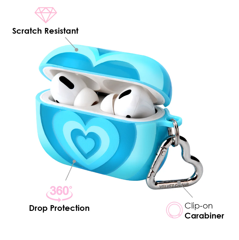 Blue Sweethearts AirPod Case - Image 13