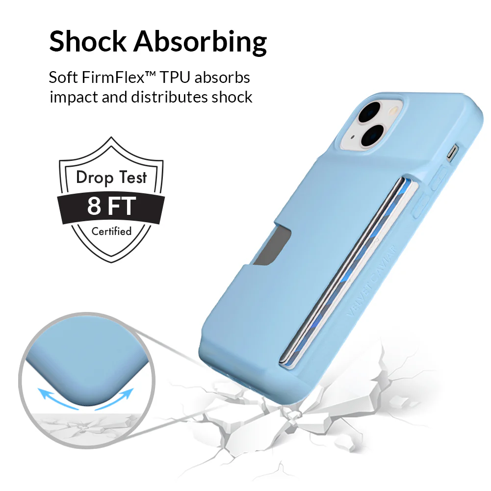 Light Blue iPhone Wallet Case - Image 102