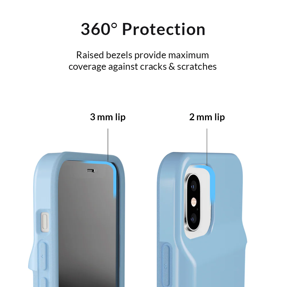Light Blue iPhone Wallet Case - Image 7