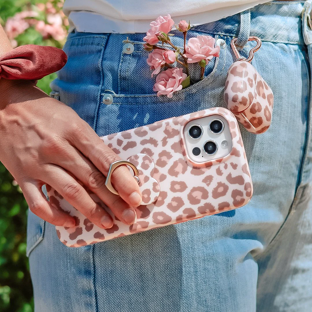 Blush Leopard iPhone Case - Image 79