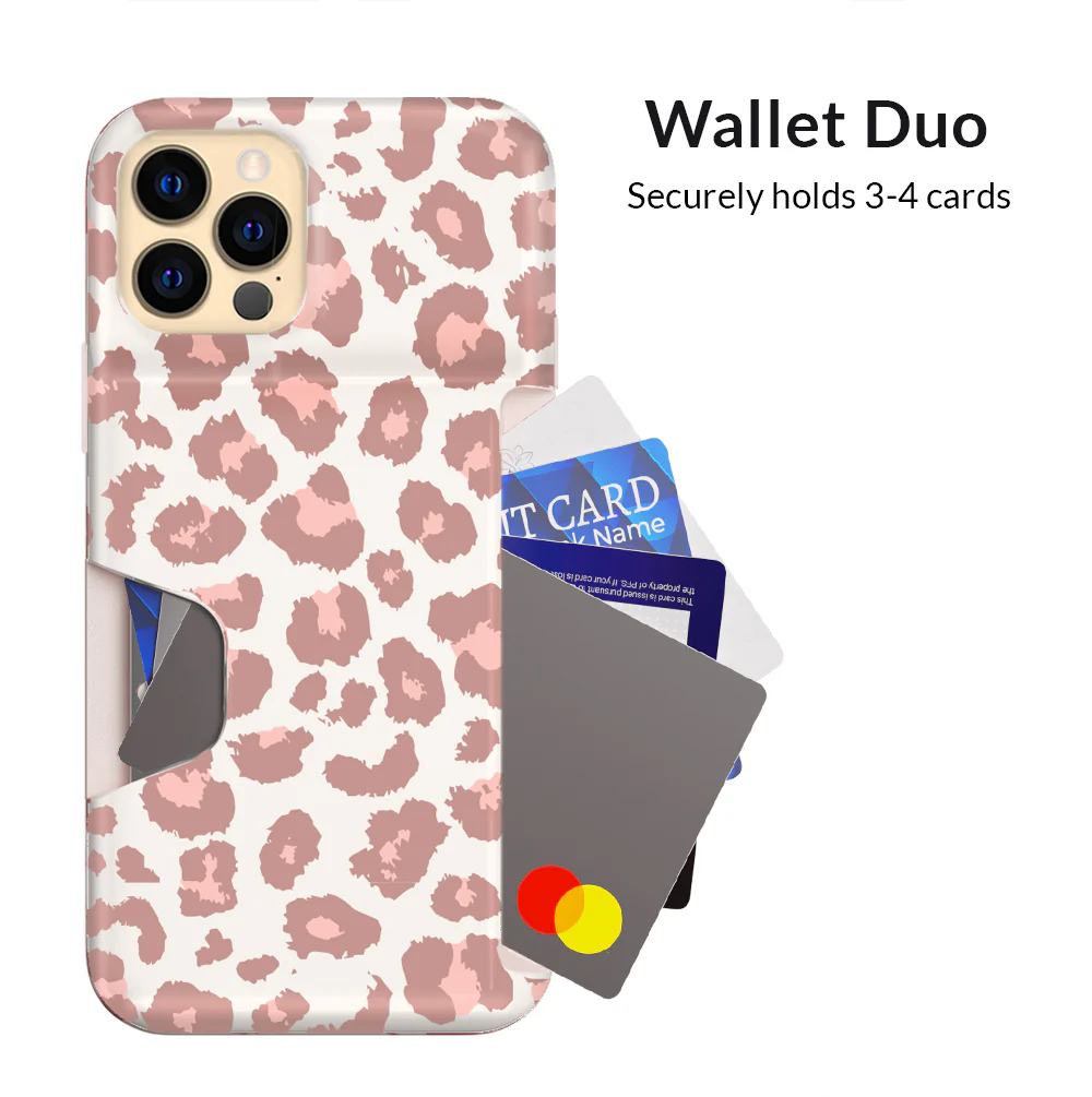 Blush Leopard iPhone Wallet Case - Image 35