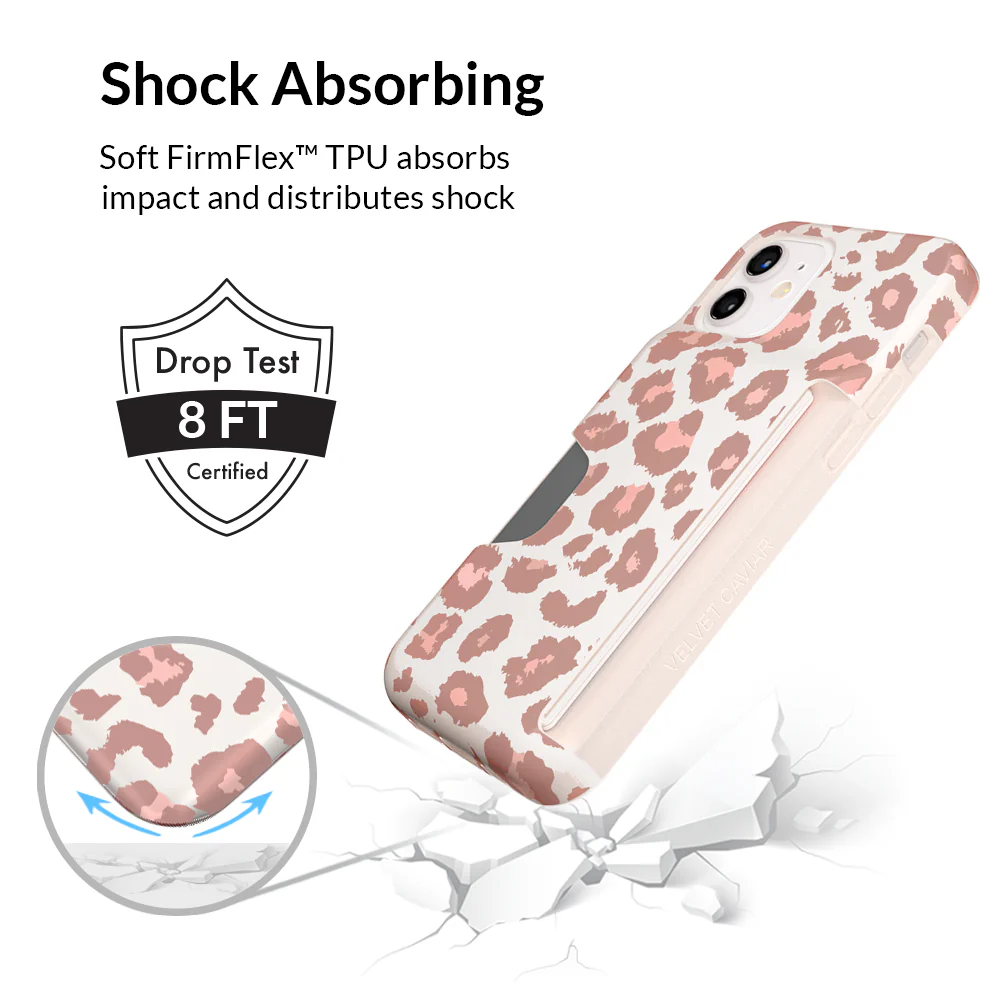 Blush Leopard iPhone Wallet Case - Image 78